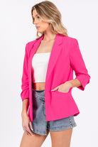 Women's BlazersPlus Classy Open-Front Casual Blazer - VacationGrabs