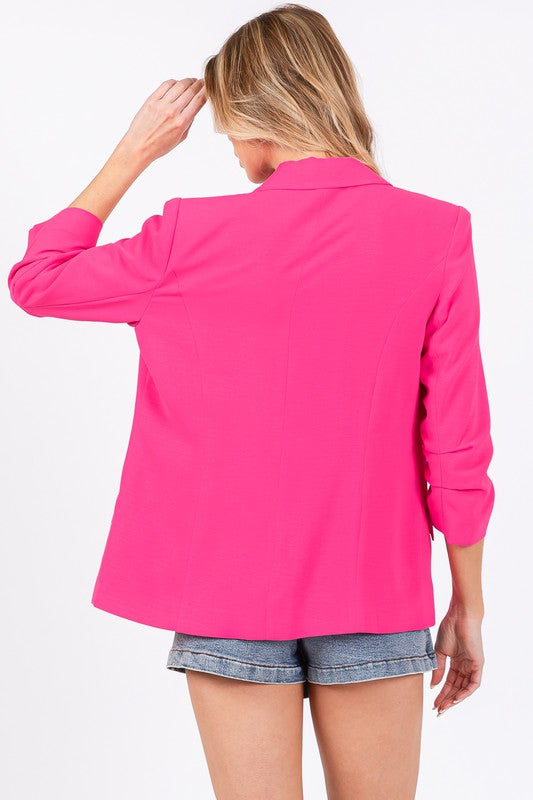 Women's BlazersPlus Classy Open-Front Casual Blazer - VacationGrabs