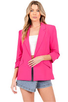 Women's BlazersPlus Classy Open-Front Casual Blazer - VacationGrabs