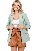 Women's BlazersPlus Classy Open-Front Casual Blazer - VacationGrabs