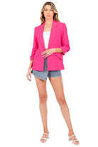 Women's BlazersPlus Classy Open-Front Casual Blazer - VacationGrabs