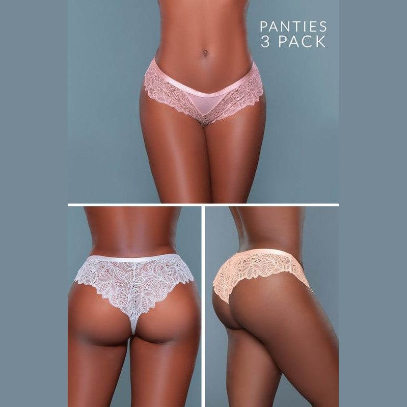 Womens Underpants Wren Cheeky 3 Pack Panties - VacationGrabs