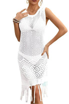 Linnie Openwork Cover-Up Dress - VacationGrabs
