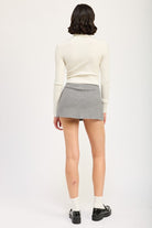 Women's SkirtsChocolate Pleated Mini Skort for Women - VacationGrabs