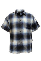 Mens Plaid Short Sleeve Flannel - VacationGrabs