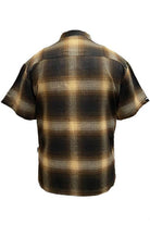 Mens Plaid Short Sleeve Flannel - VacationGrabs