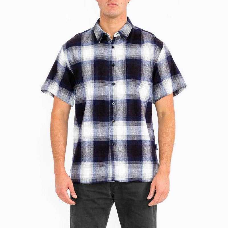Mens Plaid Short Sleeve Flannel - VacationGrabs