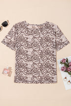 Western Rodeo Mesh Short Sleeve T-Shirt