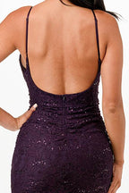 Open Back Lace Mermaid Dress Maxi - VacationGrabs