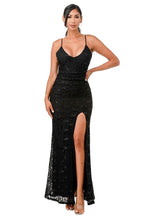 Open Back Lace Mermaid Dress Maxi - VacationGrabs