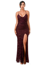 Open Back Lace Mermaid Dress Maxi - VacationGrabs