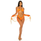 Womens Three-Piece Bikini Set - VacationGrabs