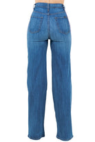 Women's JeansStriped Wide Leg Jeans - VacationGrabs