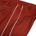 Mens Red Side Pipe Stacked Flare Pants - VacationGrabs