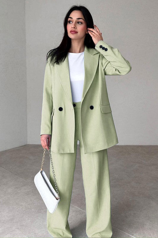 Women's Outfits & SetsWomen's Blazer and Pants Set - VacationGrabs