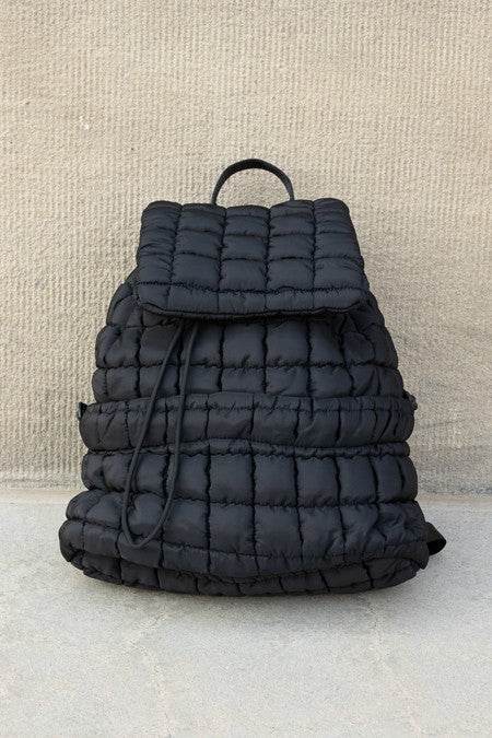 Stevie Quilted Puffer Backpacks - VacationGrabs