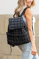 Stevie Quilted Puffer Backpacks - VacationGrabs