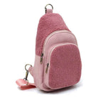 Terry Fur Sling Bag Backpack - VacationGrabs