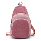 Terry Fur Sling Bag Backpack - VacationGrabs