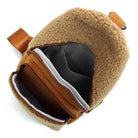 Terry Fur Sling Bag Backpack - VacationGrabs