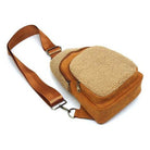 Terry Fur Sling Bag Backpack - VacationGrabs