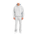 Mens Solid Fleece Flare Stacked SET - VacationGrabs