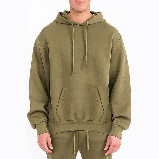 Mens Solid Tech Fleece Hoodies - VacationGrabs