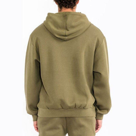 Mens Solid Tech Fleece Hoodies - VacationGrabs