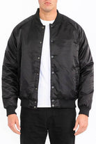Mens Polyester Windbreaker Bomber Jacket - VacationGrabs