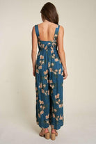 Women's Jumpsuits & Rompers Floral Printed Ruffle Detail Jumpsuit