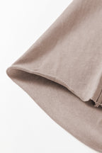 Mineral Wash Reverse Seam Drawstring Elastic Waist Pants
