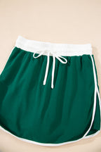 Varsity Stripe Pullover and Mini Skirt Set