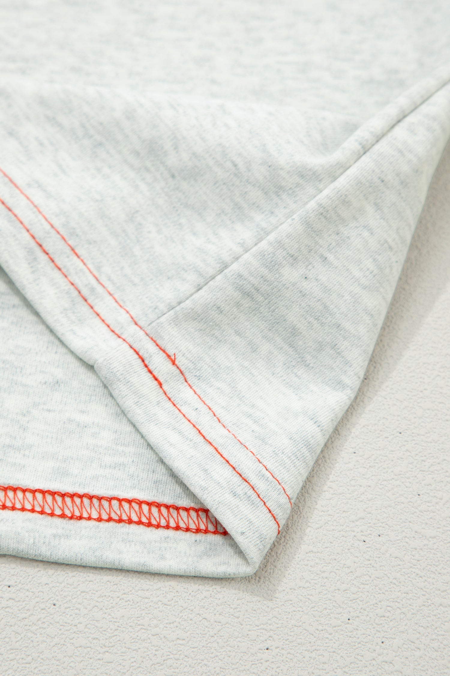 Reversible Contrast Stitching Mock Neck T-Shirt
