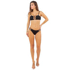 Two Piece Bikini With Lace Cut Out - VacationGrabs