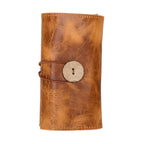 Premium Leather Cable Organizer Travel Pouch