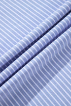 Stripe Polo Shirt and Drawstring Shorts Set