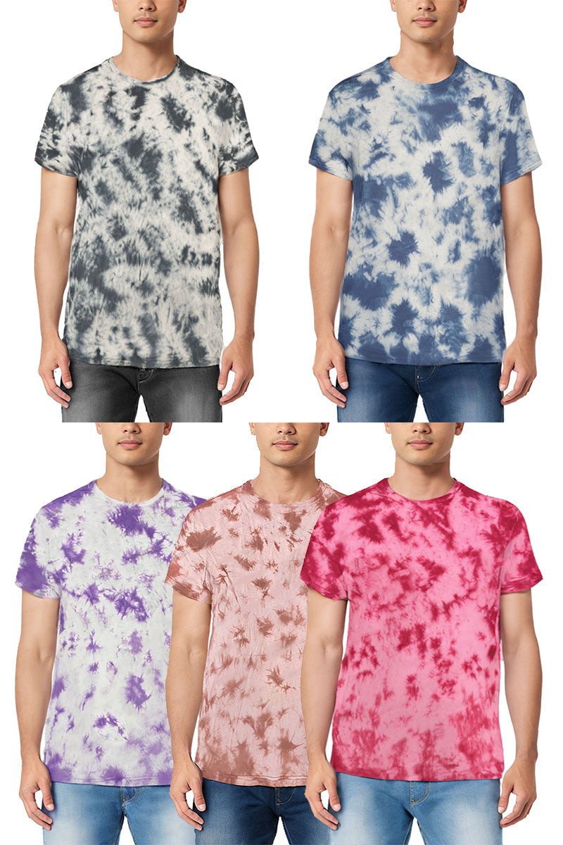 Splatter Tie Dye T-Shirt – 100% Cotton Casual Tee
