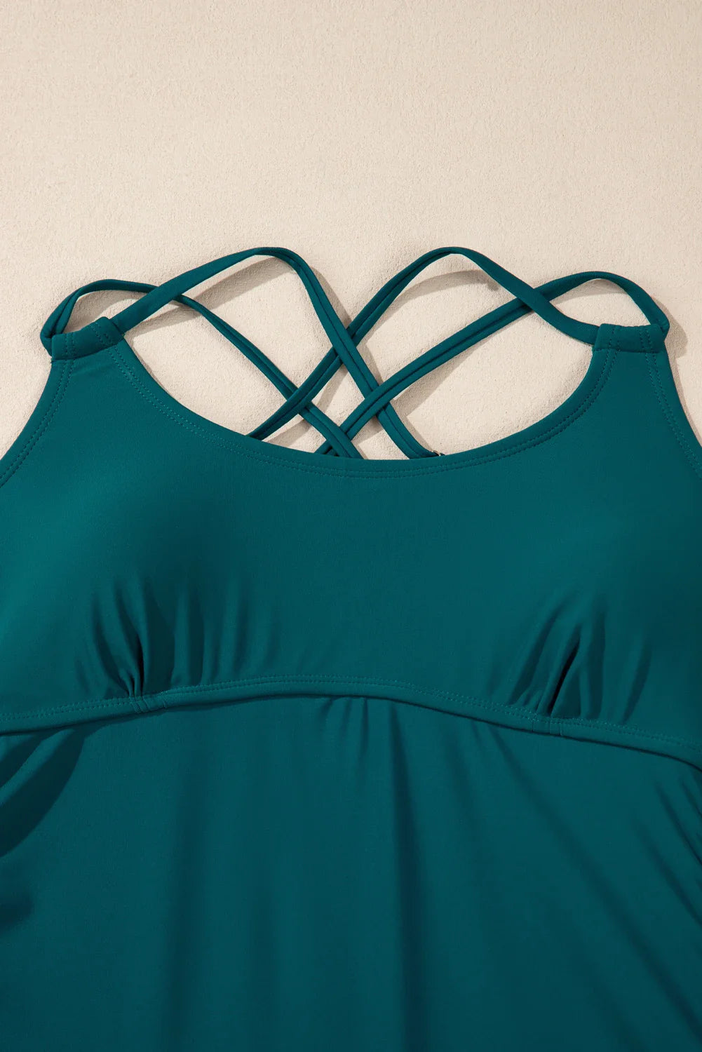 Haut de tankini colorblock et ensemble bikini taille haute