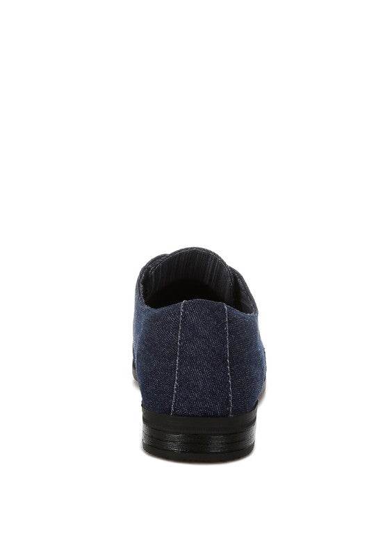 Zapier Men's Denim Oxford Shoes - VacationGrabs