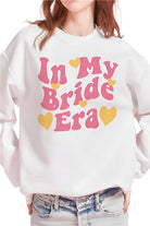 Women's Sweatshirts & HoodiesPlus Size - In My Bride Era Graphic Sweatshirt - VacationGrabs