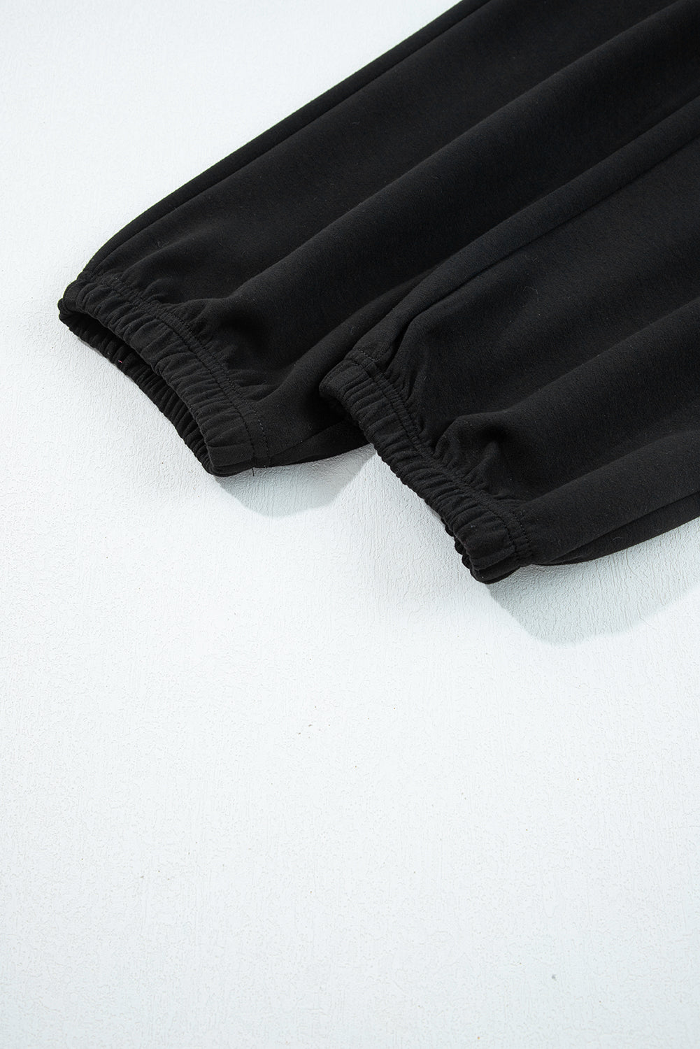 Ensemble pull col zippé et pantalon à cordon de serrage