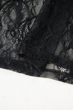 Solid Lace Patchwork Sleeveless Maxi Dress