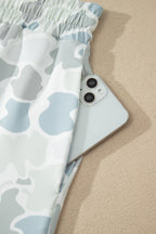 Camo Short Sleeve Tee & Drawstring Short Set