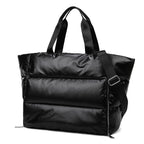 Metallic Puffer Tote