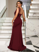 Women's Dresses Rhinestone One-Shoulder Formal Dress