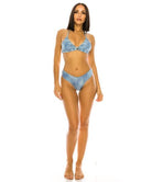 Women's Swimwear - 2PC Two Piece Denim Bikini Set