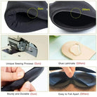 3D sleep mask for men and women, black, soft fabric for comfortable sleep
