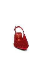 Dasavla Heart-Shaped Rhinestone Studded Slingbacks - VacationGrabs