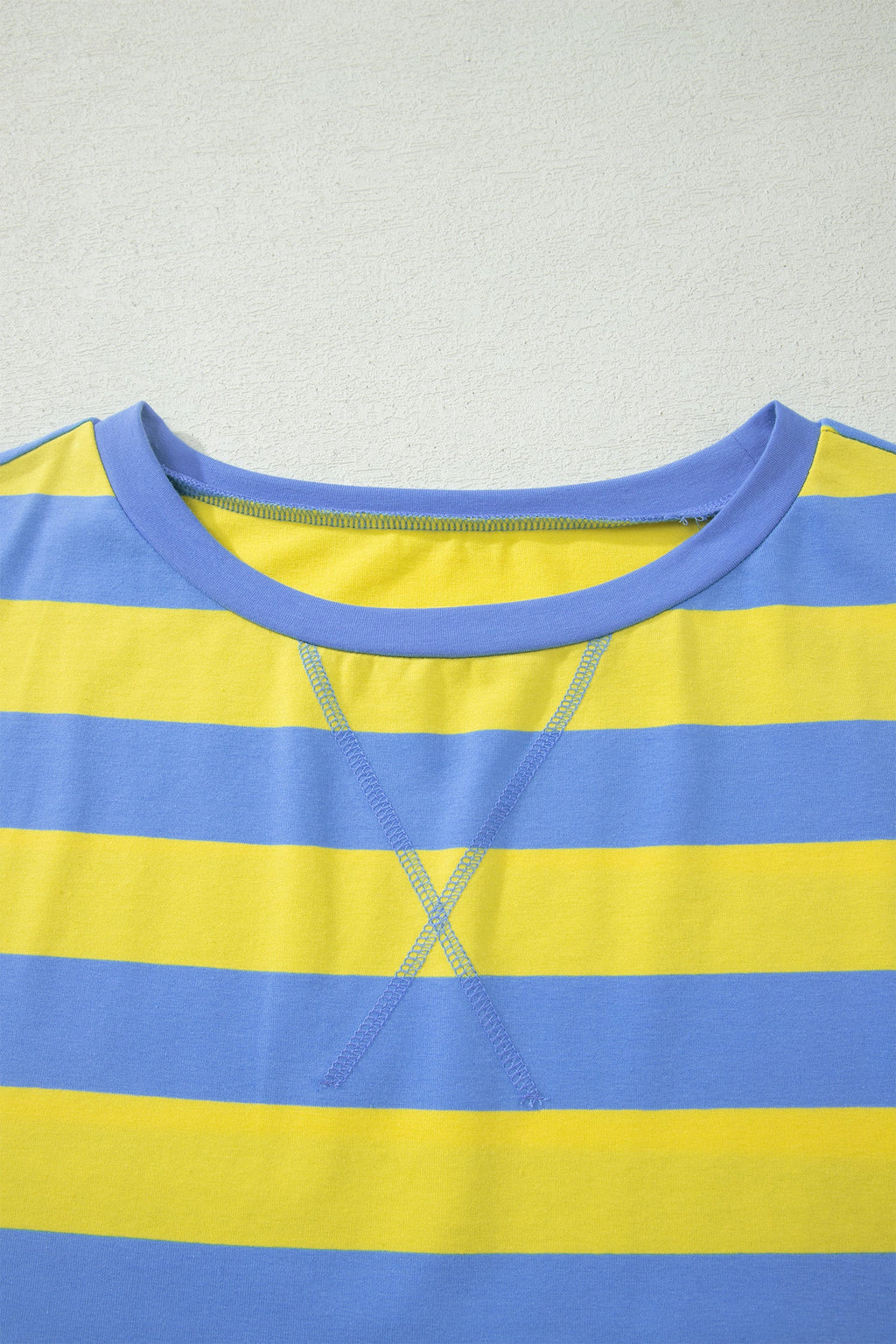 Stripe Dolman Tee & Drawstring Skort Athletic Set