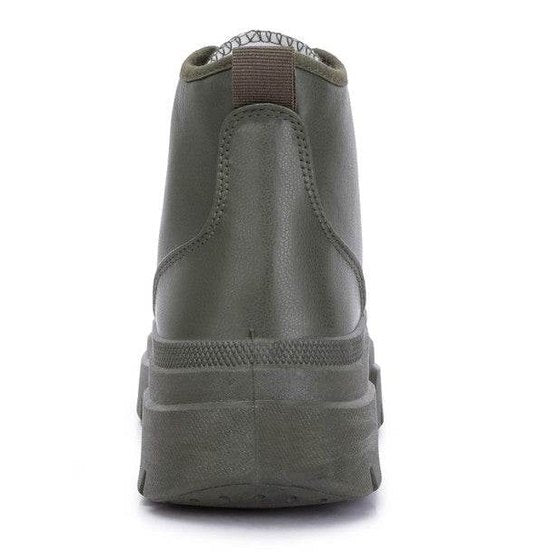 Roxane Chunky Lace Up Boots - VacationGrabs